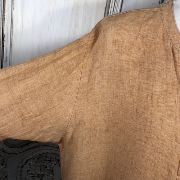 David Dart Collection 100% Pumpkin Latte Color Two Piece Top and Maxi Skirt Set - Picture 9 of 17